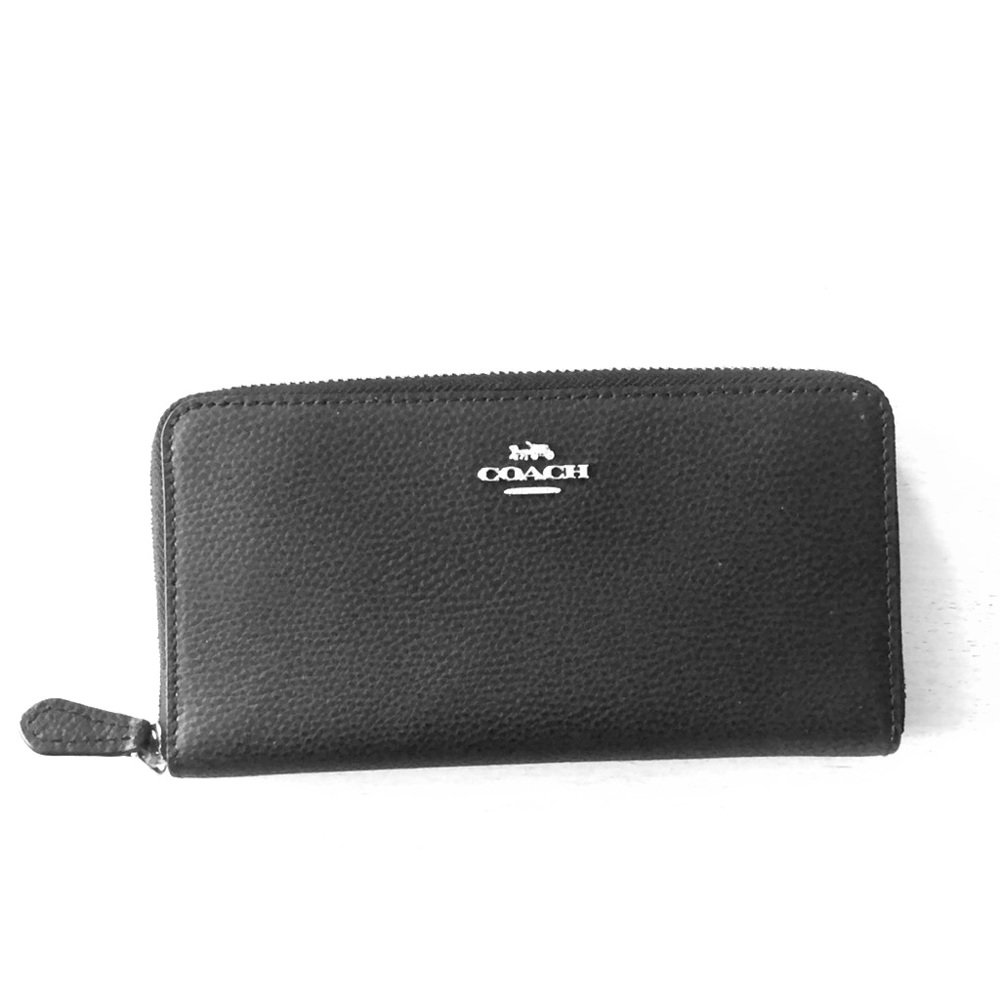 Coach zip around wallet